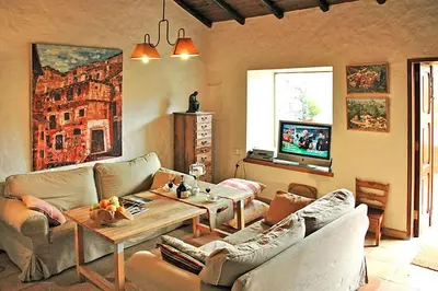 Zona de estar de Casa Tres Almendros