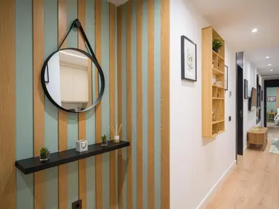 Plano de Moderno apartamento cerca playa Las Canteras D1D