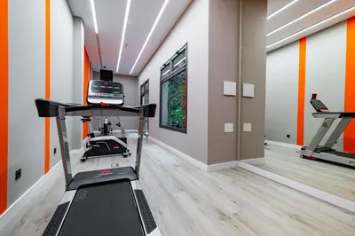 Gimnasio o instalaciones de fitness de Moderno apartamento cerca playa Las Canteras D1D
