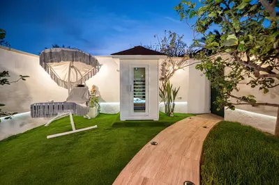 Jardín al aire libre en Privé Paradise
