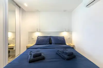 Cama o camas de una habitación en Barbados Ocean View