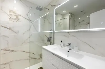 Un baño de Barbados Ocean View