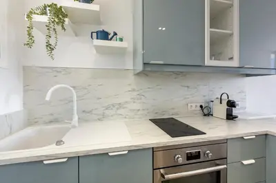 Una cocina o zona de cocina en Barbados Ocean View