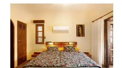 Cama o camas de una habitación en VCV VILLA BAHÍA FELIZ