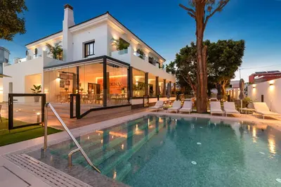 Piscina en o cerca de Las Dunas de Santa Catalina Boutique House