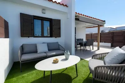 Zona de estar de Golden Hour House - Maspalomas