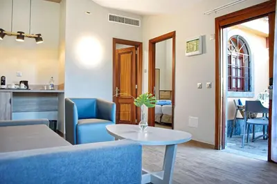 Zona de estar de Maspalomas Villas by Dunas - Adults Only