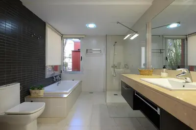 Un baño de Villa in Salobre with Private Pool & Stunning View