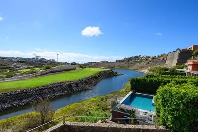 Paisaje cerca de esta villa
