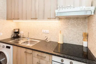 Una cocina o zona de cocina en Casa Di Ginny Sonneland