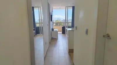 Plano de Soundproof appartment with sea view in Maspalomas