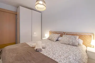 Cama o camas de una habitación en Apartamento Arimar Sunset