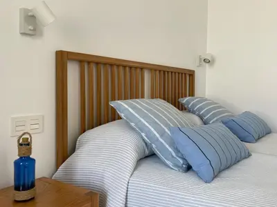 Cama o camas de una habitación en Great Ocean Views