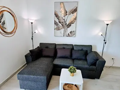Zona de estar de OCEAN VIEW - renovation 2025