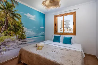 Cama o camas de una habitación en Las Brisas Canary Home Rent
