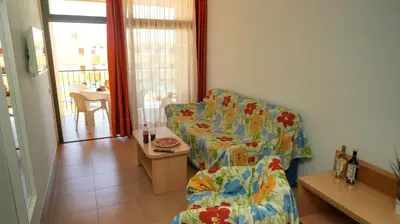 Zona de estar de Los Cactus Canary Home Rent