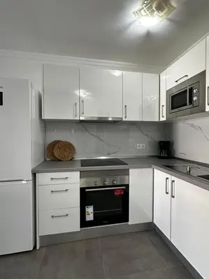 Una cocina o zona de cocina en Puerto Feliz