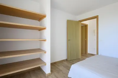 Cama o camas de una habitación en Chalet Sol y Beach