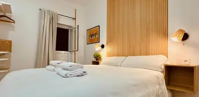 Cama o camas de una habitación en Click&Guest - Modern and Luxury Flat in Telde
