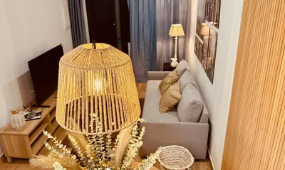 Zona de estar de Click&Guest - Modern and Luxury Flat in Telde