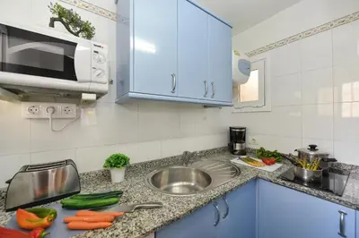 Una cocina o zona de cocina en Tindaya Maspalomas by Villagrancanaria