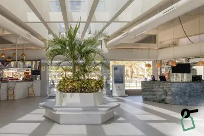El vestíbulo o zona de recepción de Hotiday Gran Canaria Maspalomas