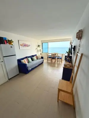 Zona de estar de The sea at your feet