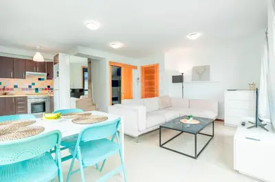 Una cocina o zona de cocina en Canteras Beach Duplex