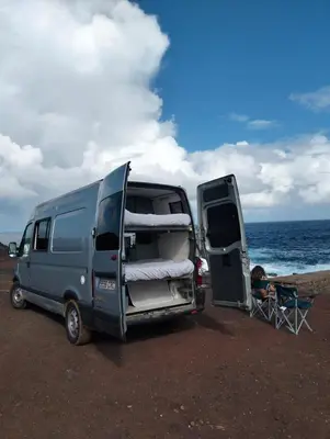 Paisaje cerca de este camping