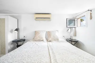 Cama o camas de una habitación en Boho BungalowPoolPrivate TerraceMaspalomas