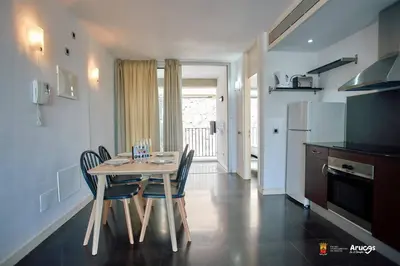 Una cocina o zona de cocina en Apartamentos Bellavista