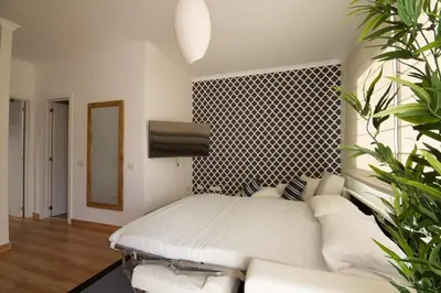 Cama o camas de una habitación en Apartamento en Mogán 5 min playa