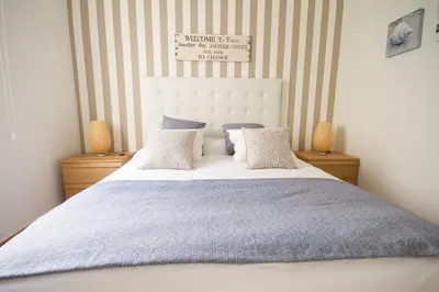 Cama o camas de una habitación en Apartamento en Mogán 5 min playa