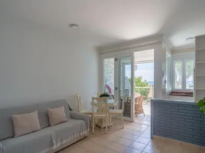 Zona de estar de Nidos Suites San Agustin