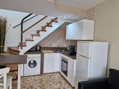 Una cocina o zona de cocina en Bungalow Faro y Dunas Maspalomas