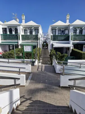 Un balcón o terraza de Bungalow Faro y Dunas Maspalomas