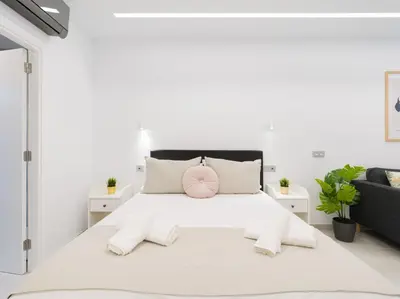 Cama o camas de una habitación en Rev Beach Home By CanariasGetaway