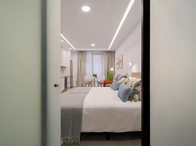 Cama o camas de una habitación en Seaweed Beach Home By CanariasGetaway