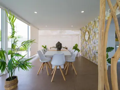 Zona de estar de Villa Luz de Maspalomas