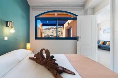 Cama o camas de una habitación en Home2Book Stunning Views Taurito, Terrace & Pool