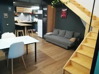 Una cocina o zona de cocina en Mochita Loft