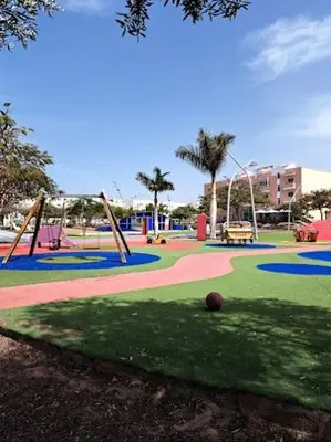 Zona de juegos infantil en The Ravine House