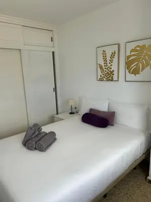 Cama o camas de una habitación en Casa Ana Rosa