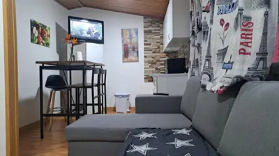 Una cocina o zona de cocina en Villa Olga Rosa