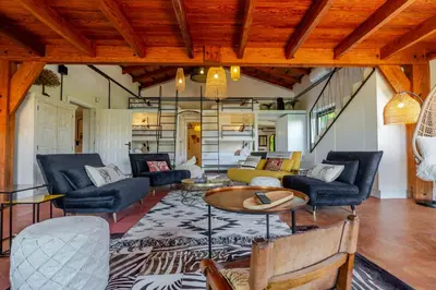 Zona de estar de Karibu Lodge Boutique
