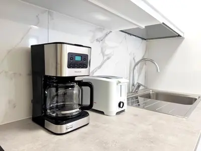 Una cocina o zona de cocina en Las Olas Canarias