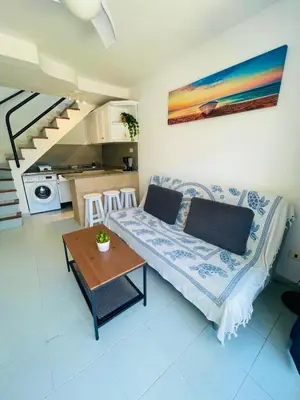 Una cocina o zona de cocina en Maspalomas Casa Bienvenida No1