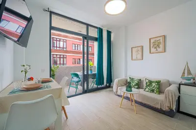 Zona de estar de Casita Palmera Las Canteras