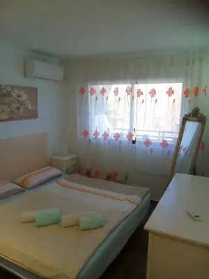 Cama o camas de una habitación en Ruhige Oase im Sonnenparadies