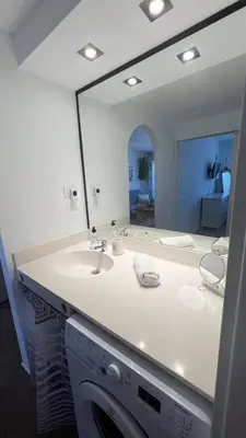 Un baño de Ruhige Oase im Sonnenparadies